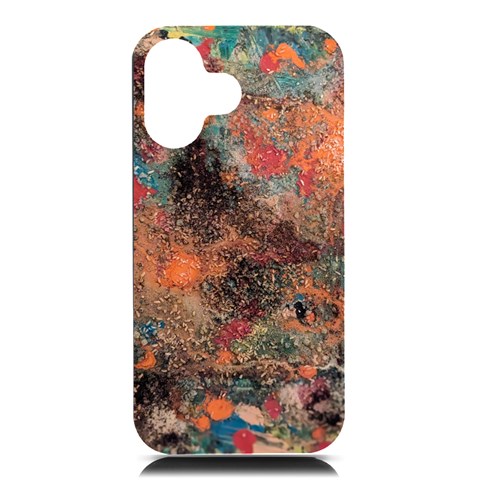 abstraction 22 iPhone 16 Black UV Print PC Hardshell Case from ArtsNow.com Front