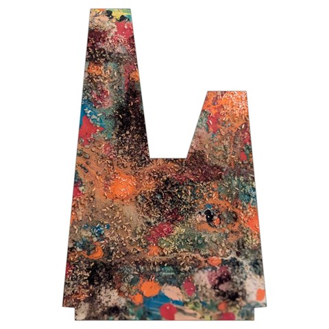 abstraction 22 Japanese Wrist Knot Bag from ArtsNow.com Front
