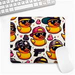 Gangster rubber ducky mouse pad Large Mousepad