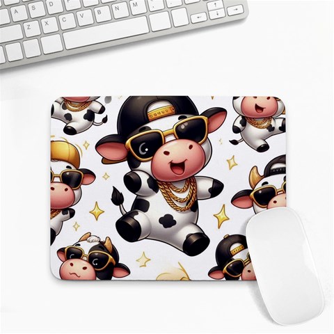 Dancing cow mouse pad Small Mousepad from ArtsNow.com Front