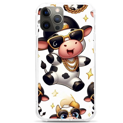 Dancing cow phone case iPhone 12 Pro max TPU UV Print Case from ArtsNow.com Front