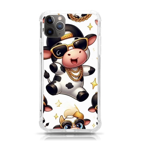 Dancing cow phone case iPhone 11 Pro Max 6.5 Inch TPU UV Print Case from ArtsNow.com Front