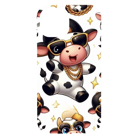 Dancing cow phone case iPhone 15 Black UV Print PC Hardshell Case from ArtsNow.com Front