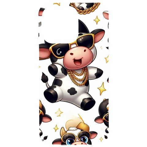Dancing cow phone case iPhone 15 Pro Max Black UV Print PC Hardshell Case from ArtsNow.com Front