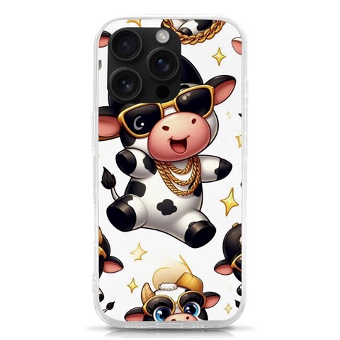 Dancing cow phone case iPhone 16 Pro TPU UV Print Case from ArtsNow.com Front