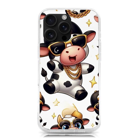 Dancing cow phone case iPhone 16 Pro Max TPU UV Print Case from ArtsNow.com Front