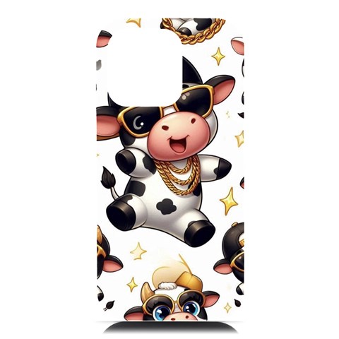 Dancing cow phone case iPhone 16 Pro Max Black UV Print PC Hardshell Case from ArtsNow.com Front