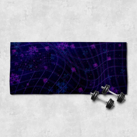 Trippy Stars & Arrows Super Absorbent Gym Sports Towel from ArtsNow.com Front