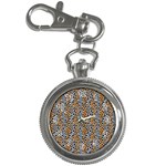 Blue Brown Leopard Key Chain Watches