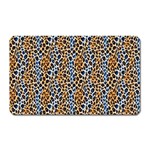 Blue Brown Leopard Magnet (Rectangular)