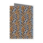 Blue Brown Leopard Mini Greeting Cards (Pkg of 8)
