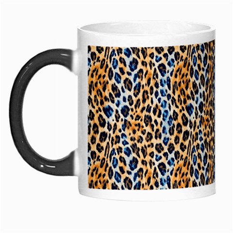 Blue Brown Leopard Morph Mug from ArtsNow.com Left