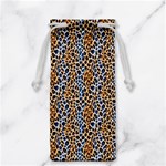 Blue Brown Leopard Jewelry Bag