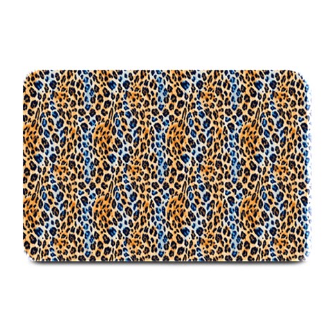 Blue Brown Leopard Plate Mats from ArtsNow.com 18 x12  Plate Mat