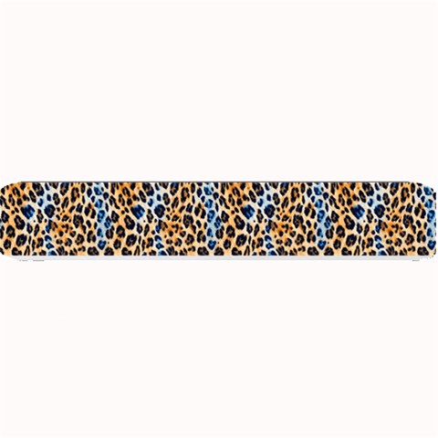 Blue Brown Leopard Small Bar Mat from ArtsNow.com 24 x4  Bar Mat