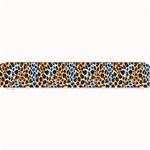 Blue Brown Leopard Small Bar Mat