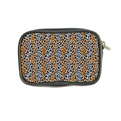 Blue Brown Leopard Coin Purse from ArtsNow.com Back