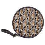 Blue Brown Leopard Classic 20-CD Wallets