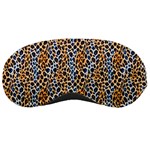 Blue Brown Leopard Sleep Mask