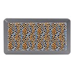 Blue Brown Leopard Memory Card Reader (Mini)