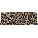 Blue Brown Leopard One Side Body Pillow Cases