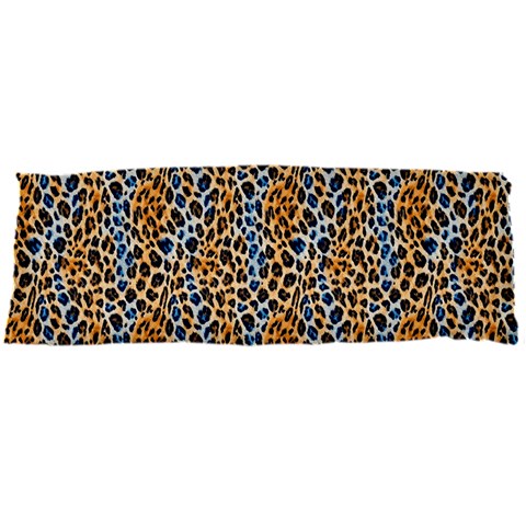Blue Brown Leopard 60 x21  Body Pillow Case Dakimakura (Two Sides) from ArtsNow.com Front