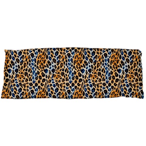 Blue Brown Leopard 40 x15  Body Pillow Case Dakimakura (Two Sides) from ArtsNow.com Front