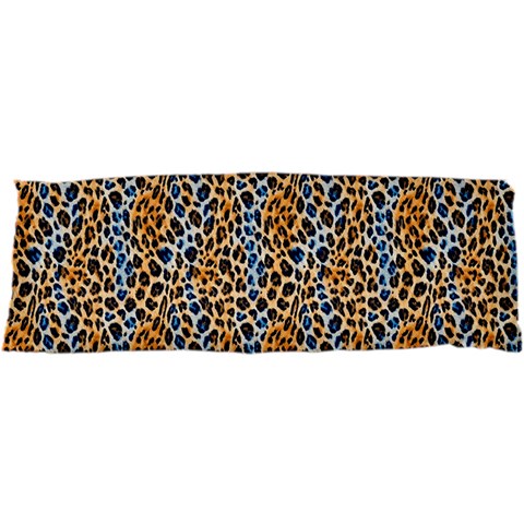 Blue Brown Leopard 47 x17  Body Pillow Case Dakimakura (Two Sides) from ArtsNow.com Front