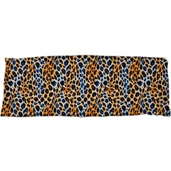Blue Brown Leopard 67 x25  Body Pillow Case Dakimakura (Two Sides) from ArtsNow.com Back