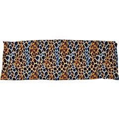 Blue Brown Leopard 71 x25  Body Pillow Case Dakimakura (Two Sides) from ArtsNow.com Back