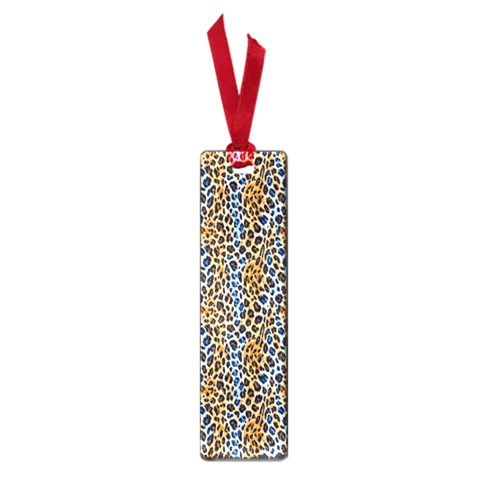 Blue Brown Leopard Small Book Marks from ArtsNow.com Front