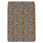 Blue Brown Leopard Removable Flap Cover (L)