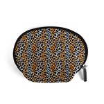 Blue Brown Leopard Accessory Pouch (Small)