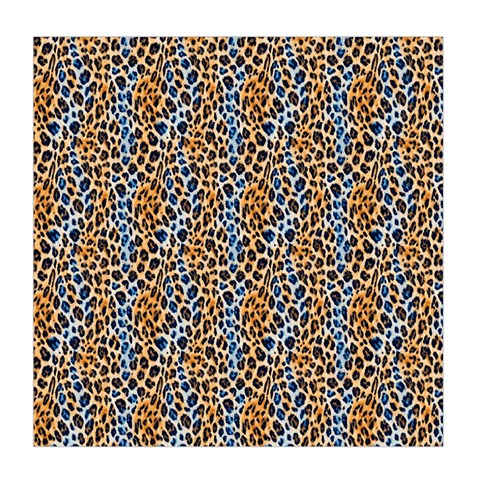 Blue Brown Leopard Duvet Cover (Queen Size) from ArtsNow.com Front