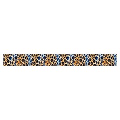 Blue Brown Leopard Zipper Large Tote Bag from ArtsNow.com Strap