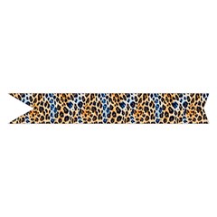 Blue Brown Leopard Midi Wrap Pencil Skirt from ArtsNow.com Hem