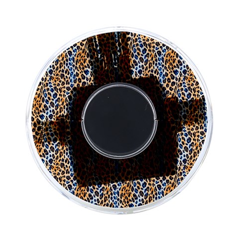 Blue Brown Leopard On Front