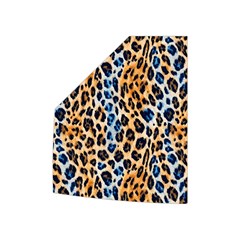 Blue Brown Leopard Women s Button Up Vest from ArtsNow.com Right Pocket