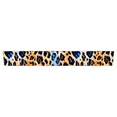 Blue Brown Leopard Everyday Shoulder Bag with Pouch Bag from ArtsNow.com Back Inside