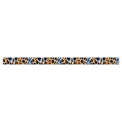 Blue Brown Leopard Everyday Shoulder Bag with Pouch Bag from ArtsNow.com Front Hnad Strap