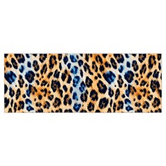 Blue Brown Leopard Everyday Shoulder Bag with Pouch Bag from ArtsNow.com Tab