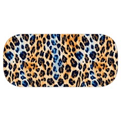 Blue Brown Leopard Everyday Shoulder Bag with Pouch Bag from ArtsNow.com Bottom