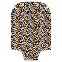 Blue Brown Leopard Luggage Cover (Large) from ArtsNow.com Front