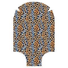 Blue Brown Leopard Luggage Cover (Small) from ArtsNow.com Front