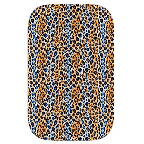 Blue Brown Leopard Waist Pouch (Small) from ArtsNow.com Front