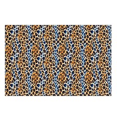Blue Brown Leopard Waist Pouch (Small) from ArtsNow.com Loop