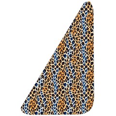 Blue Brown Leopard Belt Pouch Bag (Small) from ArtsNow.com Front Left