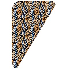 Blue Brown Leopard Belt Pouch Bag (Large) from ArtsNow.com Front Right