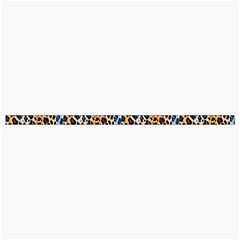 Blue Brown Leopard Roll Up Canvas Pencil Holder (M) from ArtsNow.com Strap