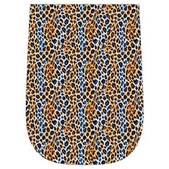 Blue Brown Leopard Wristlet Pouch Bag (Small) from ArtsNow.com Right Side